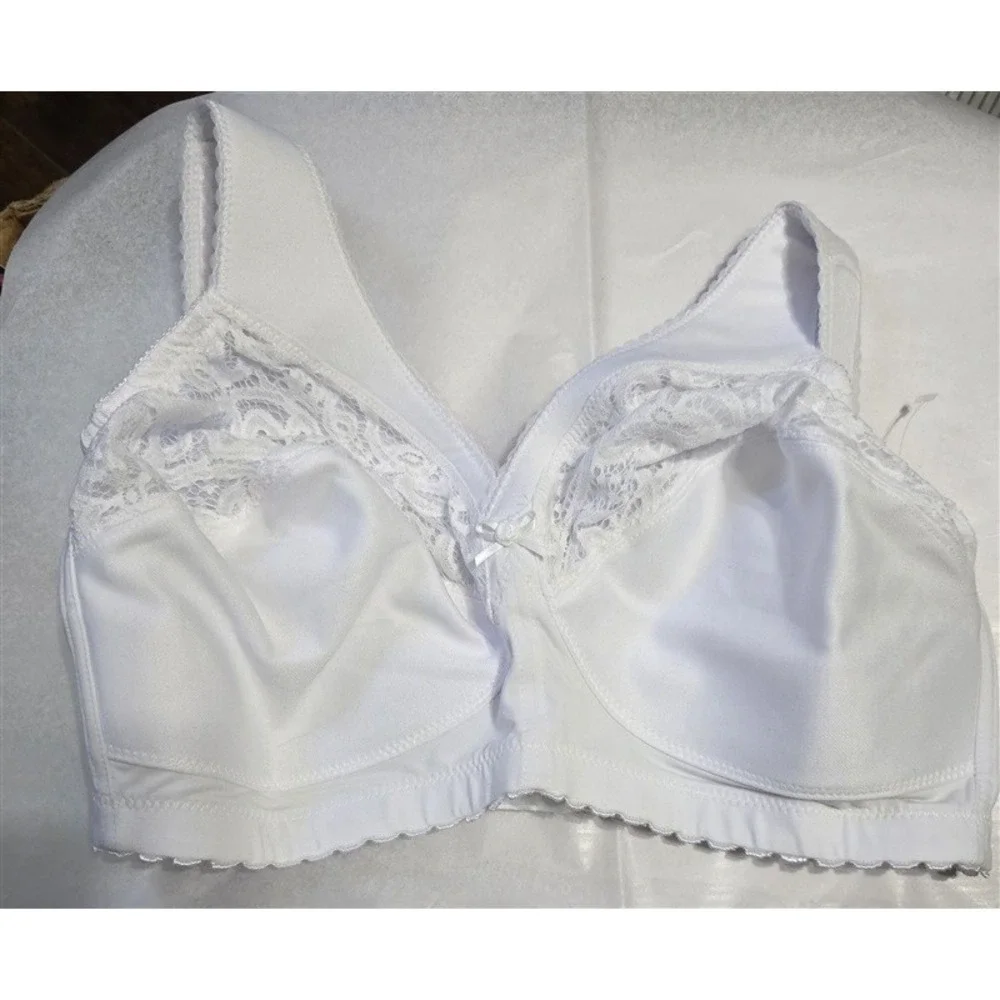 NWOT Glamorise 36C Magic Lift Cotton Full Fig Wireless Support Bra 1001 131299